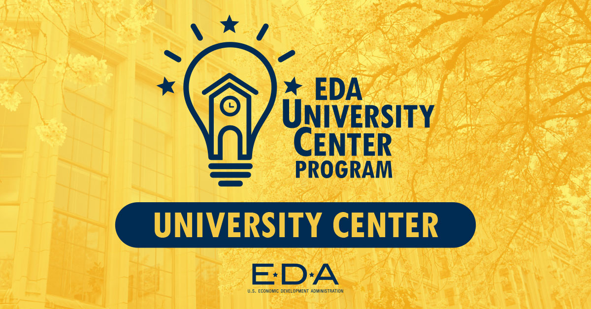 Decorative graphic for EDA University Center Program
